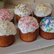 Пасхальные кексы с лимоном