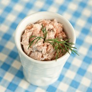 Паштет из копченого лосося