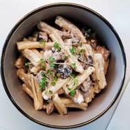 Паста казаречче с грибами