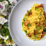 Паста с лисичками и тимьяном