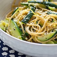 Паста с пак-чой и цукини