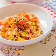 Паста с запеченными овощами