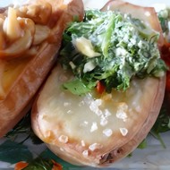 Печеный картофель с начинками