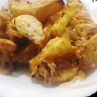 Печеный картофель с сыром