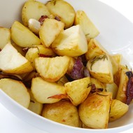 Печеный картофель в бальзамическом уксусе (Patate al Forno con Aceto Balsamico)