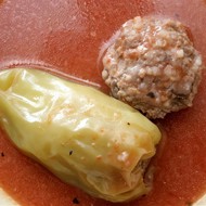 Перец, фаршированный мясом