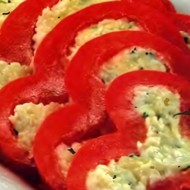 Перец, фаршированный сыром