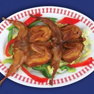 Перепела на гриле в темном ирландском соусе