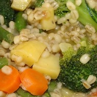 Перловка с овощами