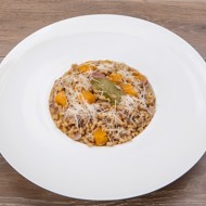 Перловое ризотто с тыквой