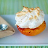 Персики с безе