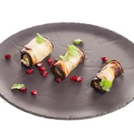 Рулетики из баклажанов пхали бадриджани