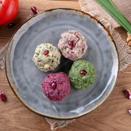 Пхали из свеклы с кинзой