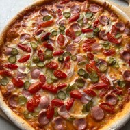 Пицца по-домашнему на дрожжевом тесте