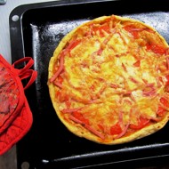 Пицца с плавленым сыром