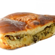 Пицца с угрем и картофелем