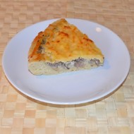 Пицца «Сайран» с сайрой, ананасами и соусом с бальзамическим белым уксусом