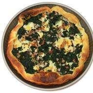 Пицца со шпинатом