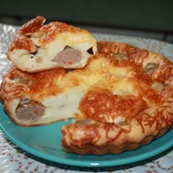 Пирог из фрикаделек