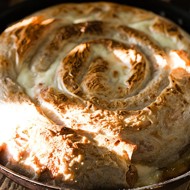 Пирог из лаваша с мясной начинкой