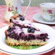 Пирог с черникой