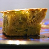 Пирог с цукини и апельсиновой цедрой