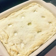 Пирог с индейкой, кабачком и моцареллой