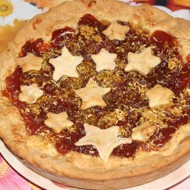 Пирог с яблочным вареньем