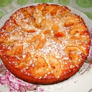 Пирог с яблоками на простокваше