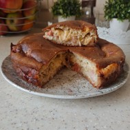 Пирог с красной рыбой