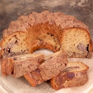 Пирог с шоколадом и марципаном «Гугельхопф»