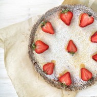 Пирог с творожной начинкой