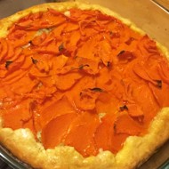 Пирог с тыквой, шалфеем и пармезаном