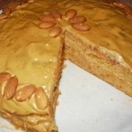 Пирог со сгущенкой к чаю