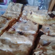 Пирог творожно-яблочный