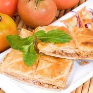 Пирожки с грибами и панчеттой