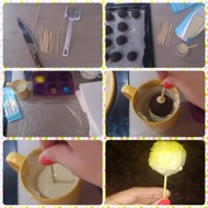 Пирожные на палочке (cake pops)