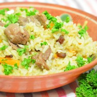 Плов из баранины по-узбекски