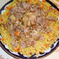 Плов с помидорами черри