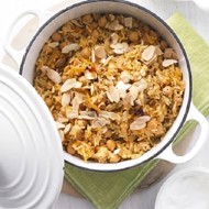 Плов с турецким горошком