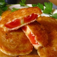 Помидоры в сырном кляре