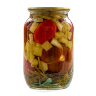 Помидоры с перцем на зиму