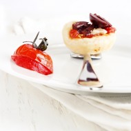 Порционные торты из томатов