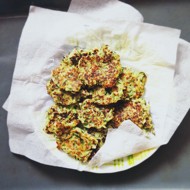 Постные блинчики из цукини с кокосом