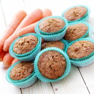 Постные яблочные маффины