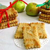 Постное яблочное печенье