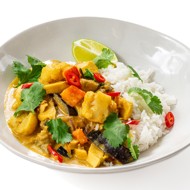 Постное карри с сейтаном