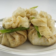 Постные блины с сытной грибной начинкой