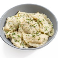 Постные вареники с картошкой и грибами