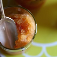 Пряная яблочная гранита с бурбоном